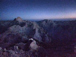 Nachtblick zum Triglav