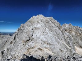 Schlussaufstieg von der Schulter