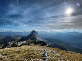 Rechts unten die unteren grossen Triglav-Seen