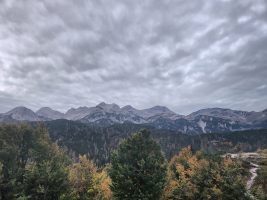 Die geplante Überschreitung der südlichen Bohinjska-Kette fällt leider ins Wasser