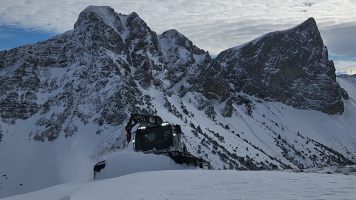 Giswilerstock mit Pistenbully