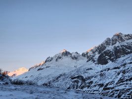 Kalter Start in Hospental