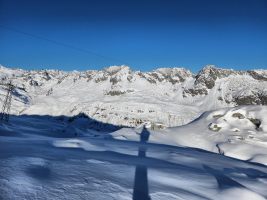 Skilift-Fatamorgana (oder -Fotomontage)