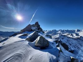 Letzte Meter zum Gipfel