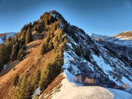 Das hübsche Südgrätlein des Piz las Palas