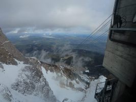 Schneller Abstieg zur Arbeit
