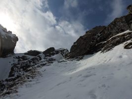 Am Eck wartet das sog. Kriechband