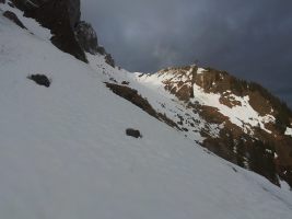 Schneeverhältnisse in der Treichenplangg