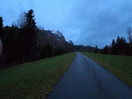 Das mächtige Rosegg versteckt den Blick auf den Hauptgipfel