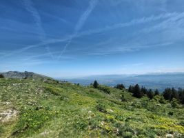 Blick voraus Richtung Le Reculet