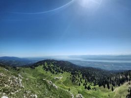 Blick von der Dôle in Richtung Osten