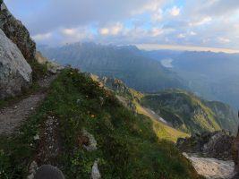 Blick zum Urnersee. Hoffentlich hält das Wetter!