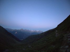Letztes Licht vor dem Eindunkeln