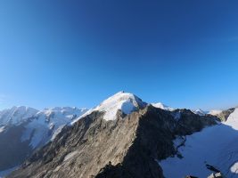 Blick zur Fuorcla da Boval und zum Piz Morteratsch