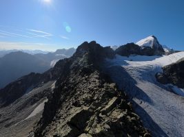 Rückblick auf den NW-Grat