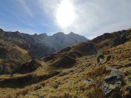 Ganz allein in dieser Landschaft