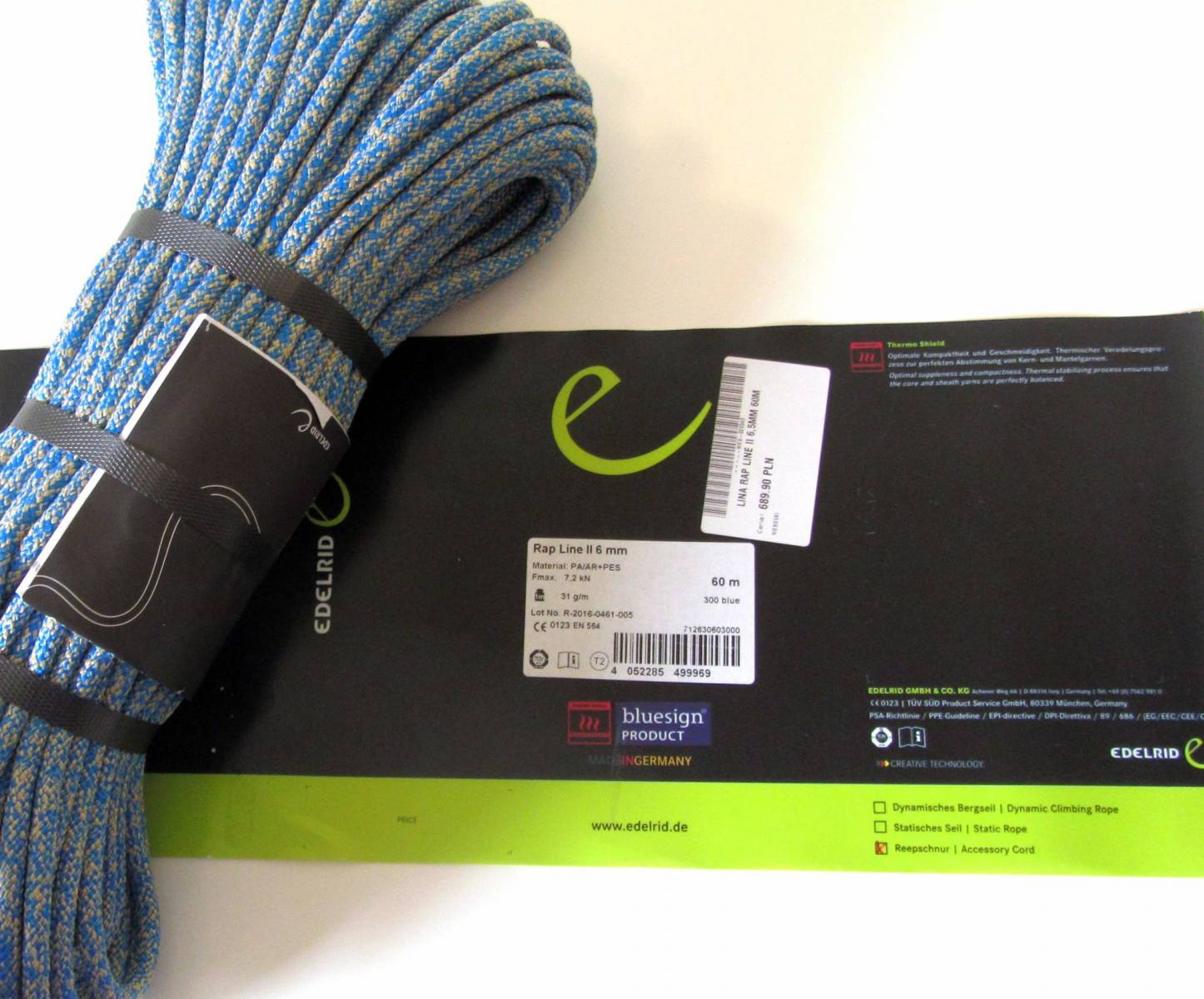 Dyneema-Seil Rap Line II von Edelrid